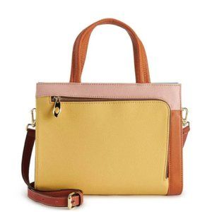 AmeriLeather Denisse Leather Crossbody Bag NWT